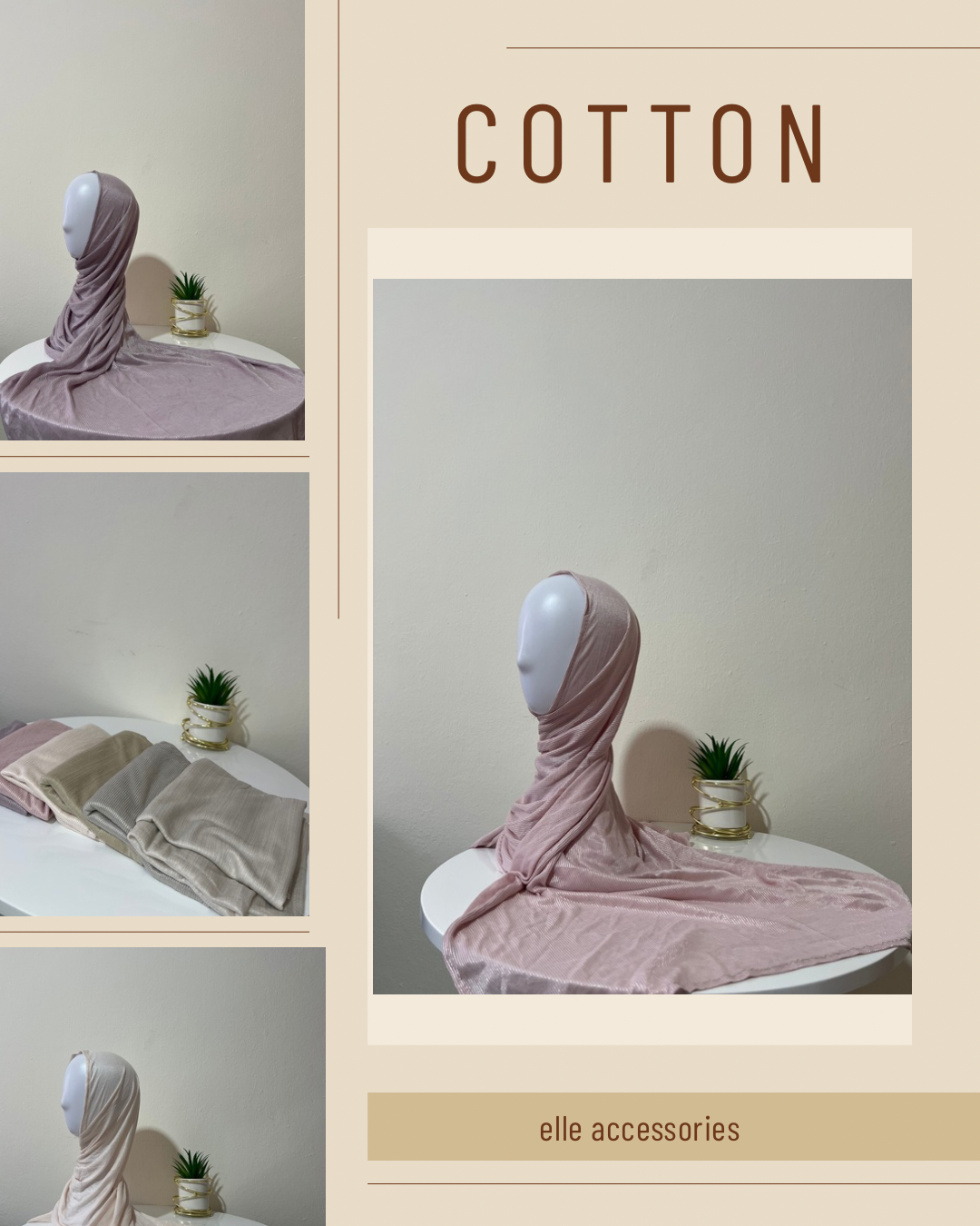 Cotton hijab