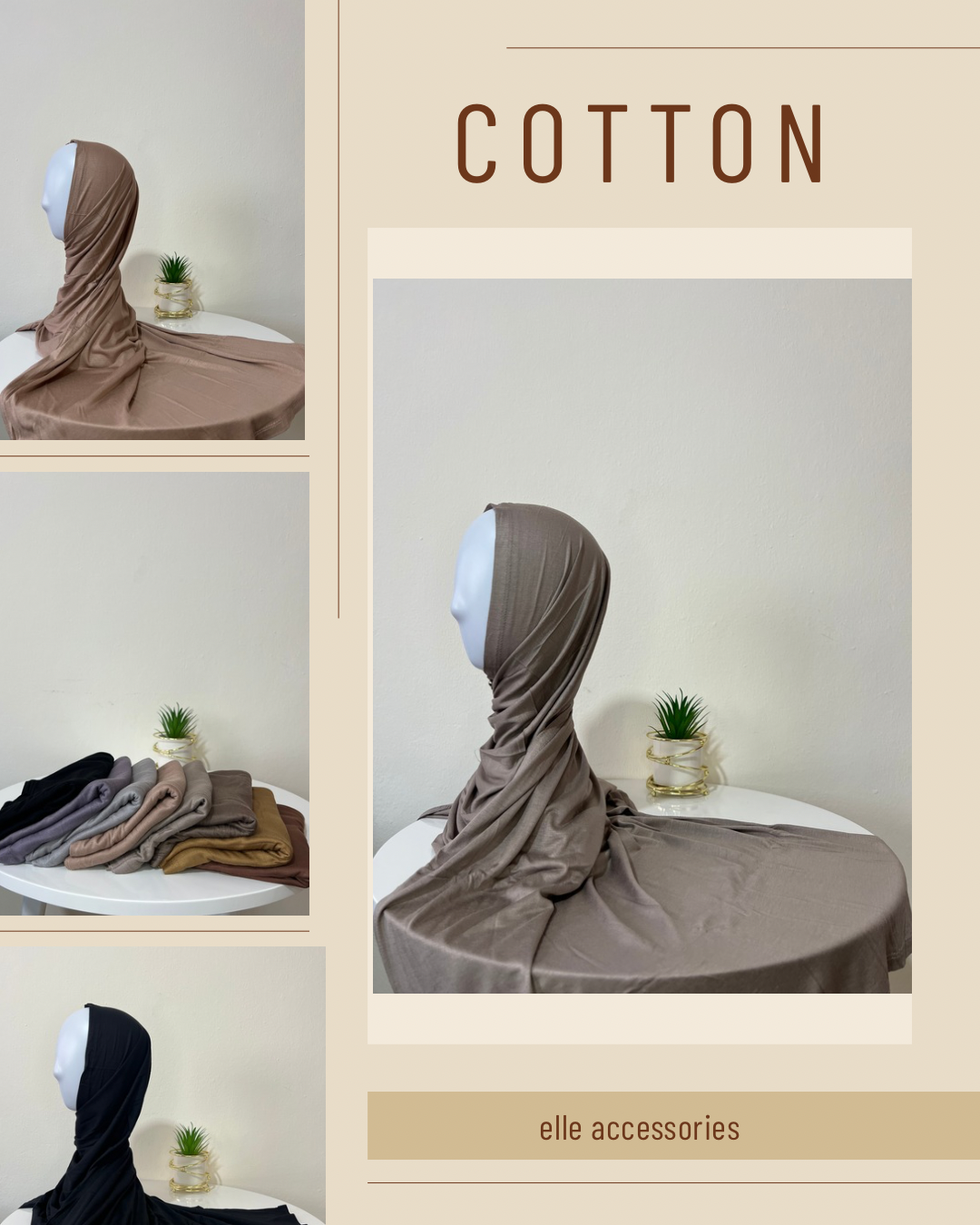 Cotton veils