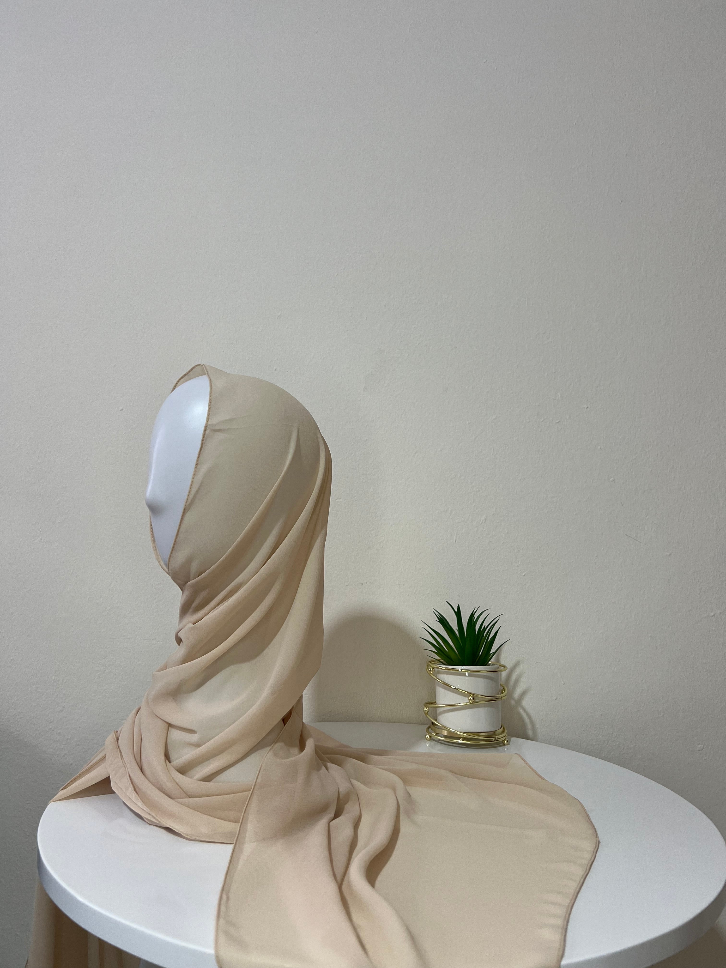 Crepe hijab
