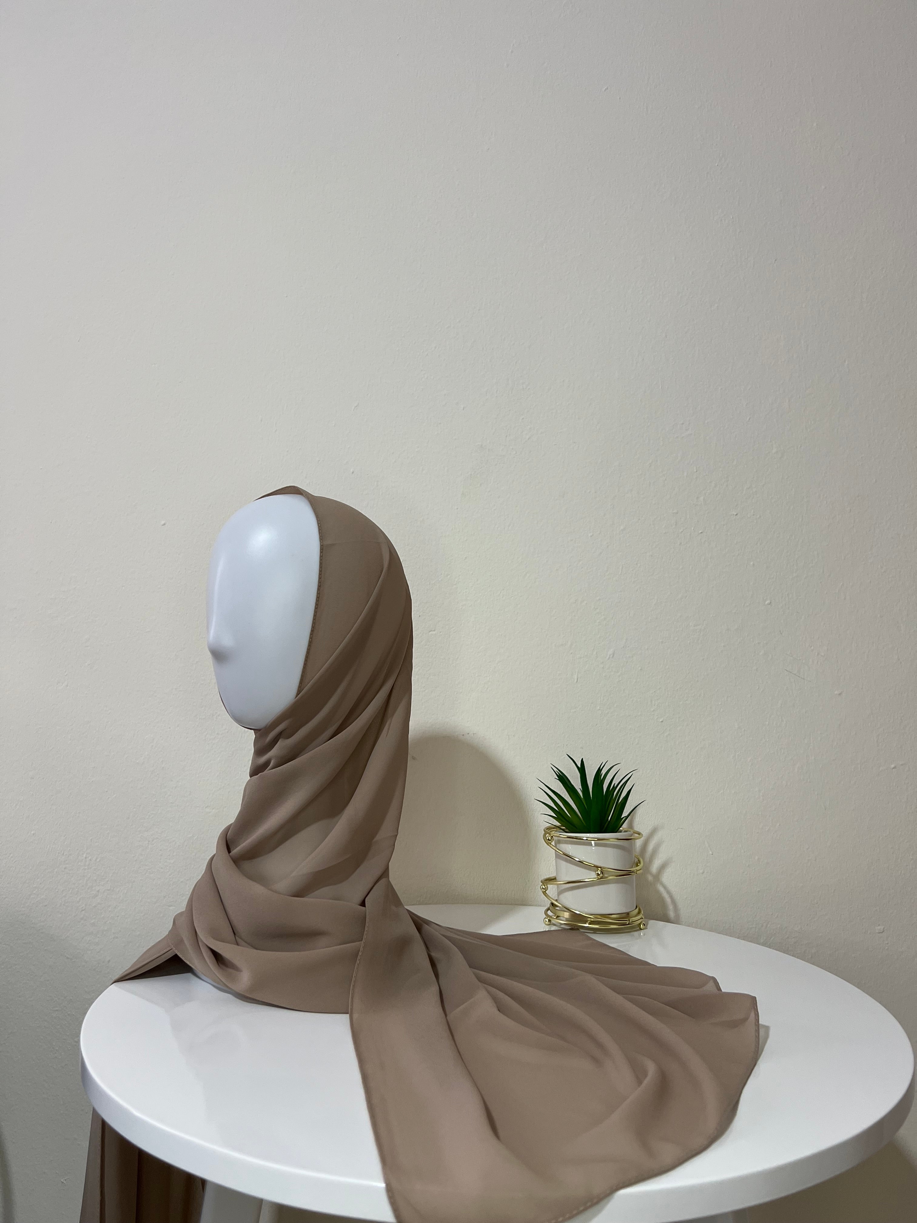 Crepe hijab