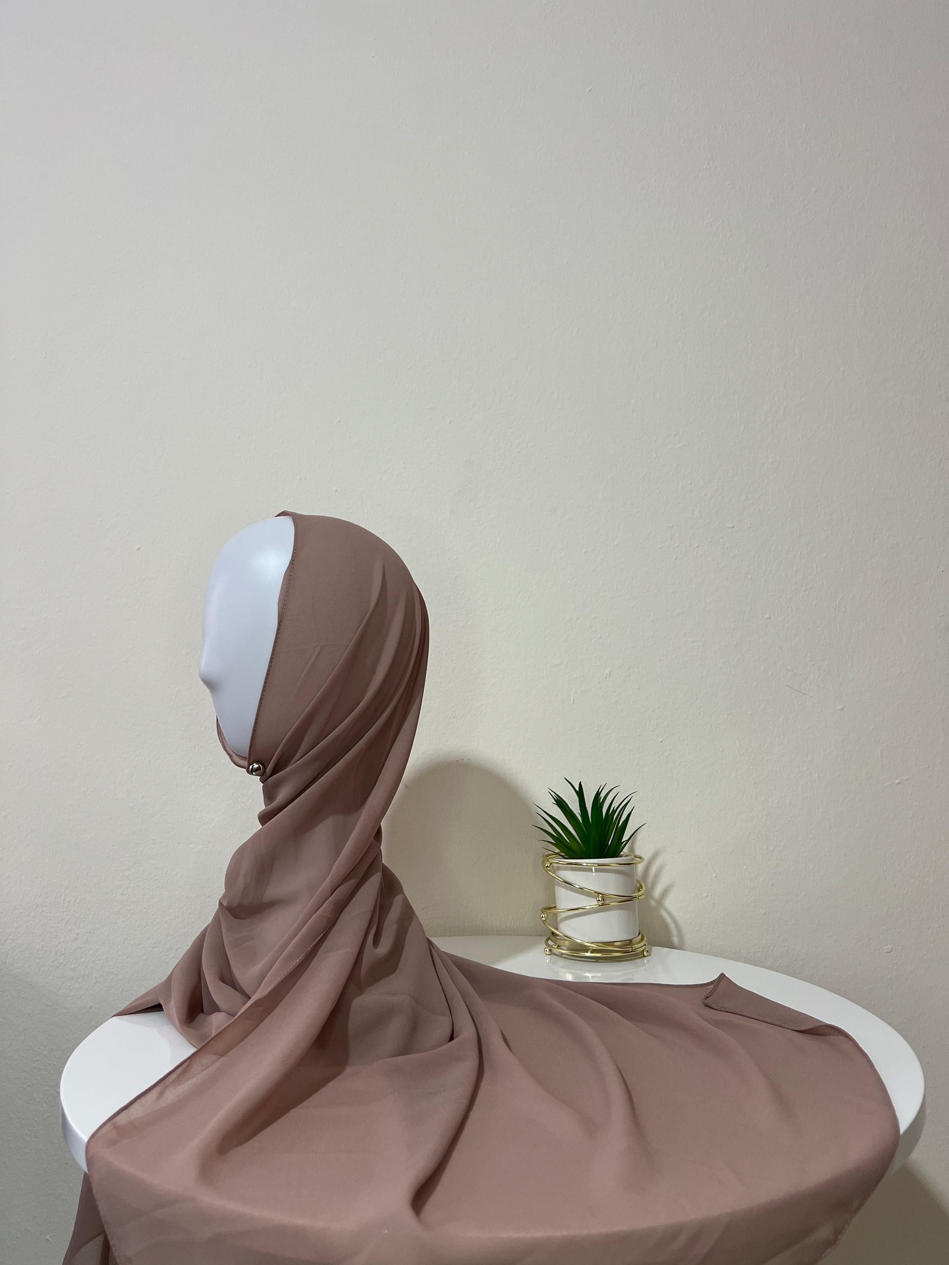 Crepe hijab