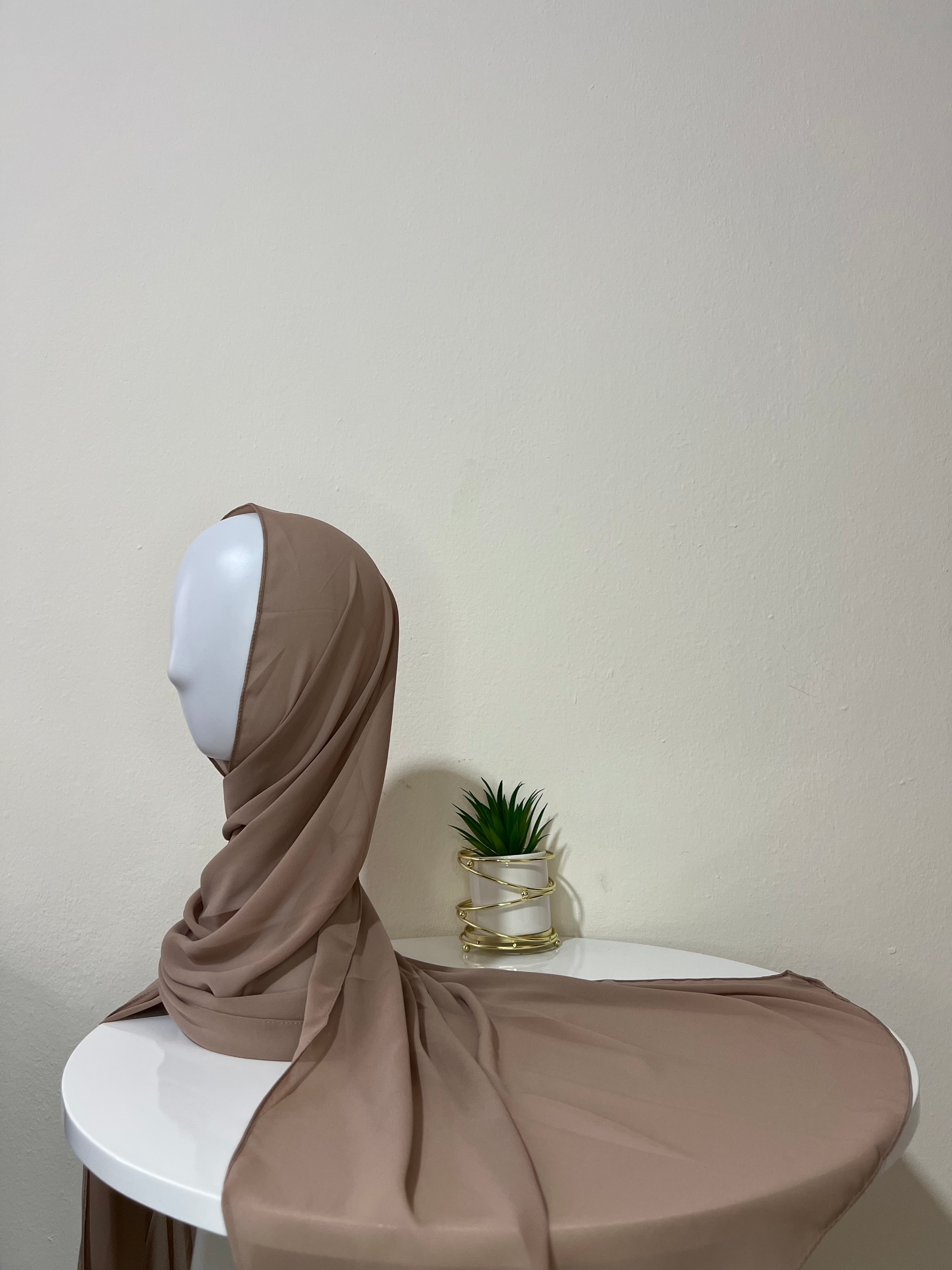 Crepe hijab
