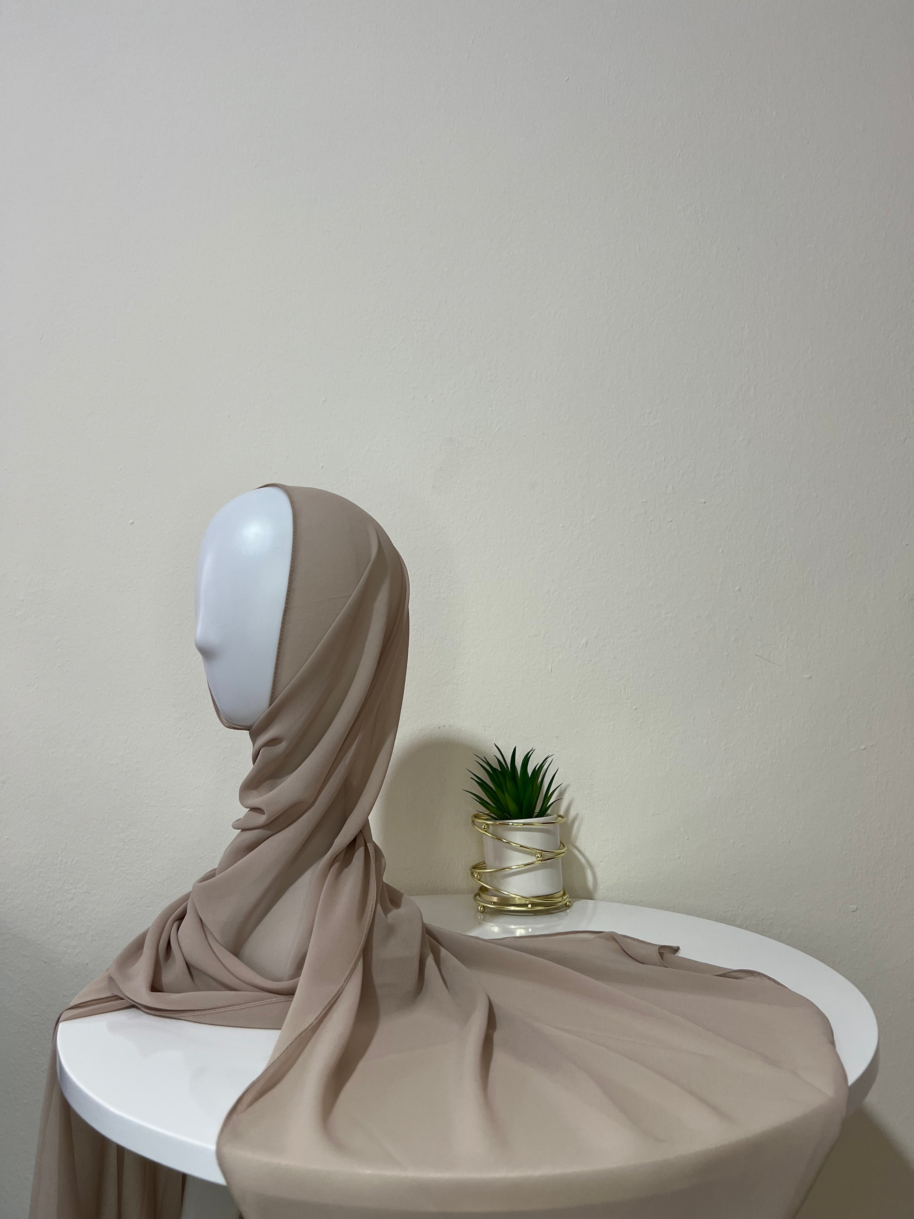 Crepe hijab