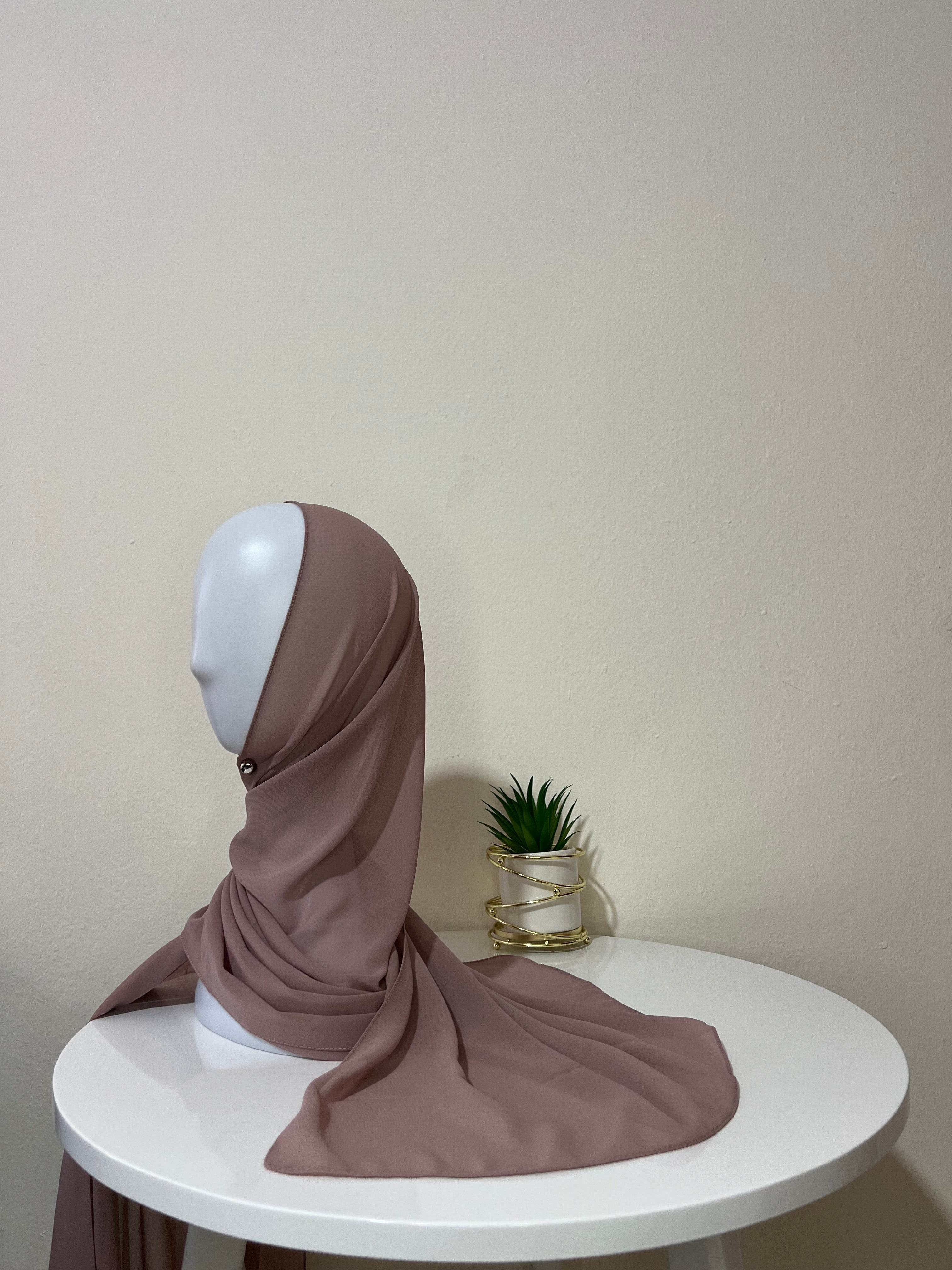 Crepe hijab