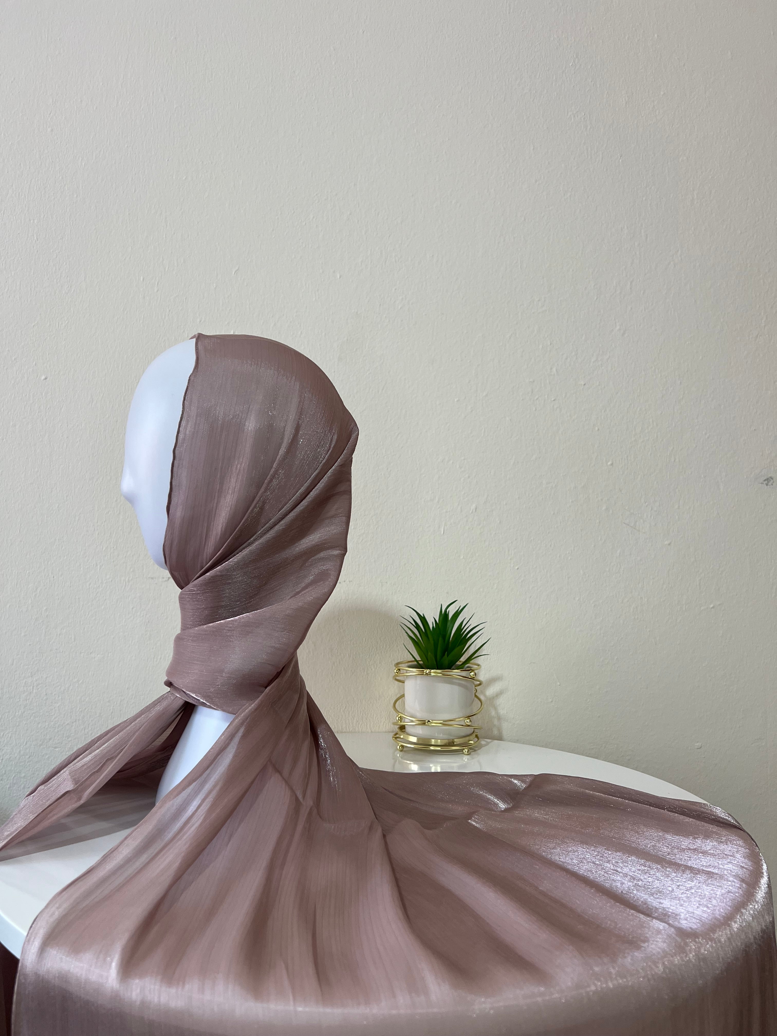 Organza headscarf