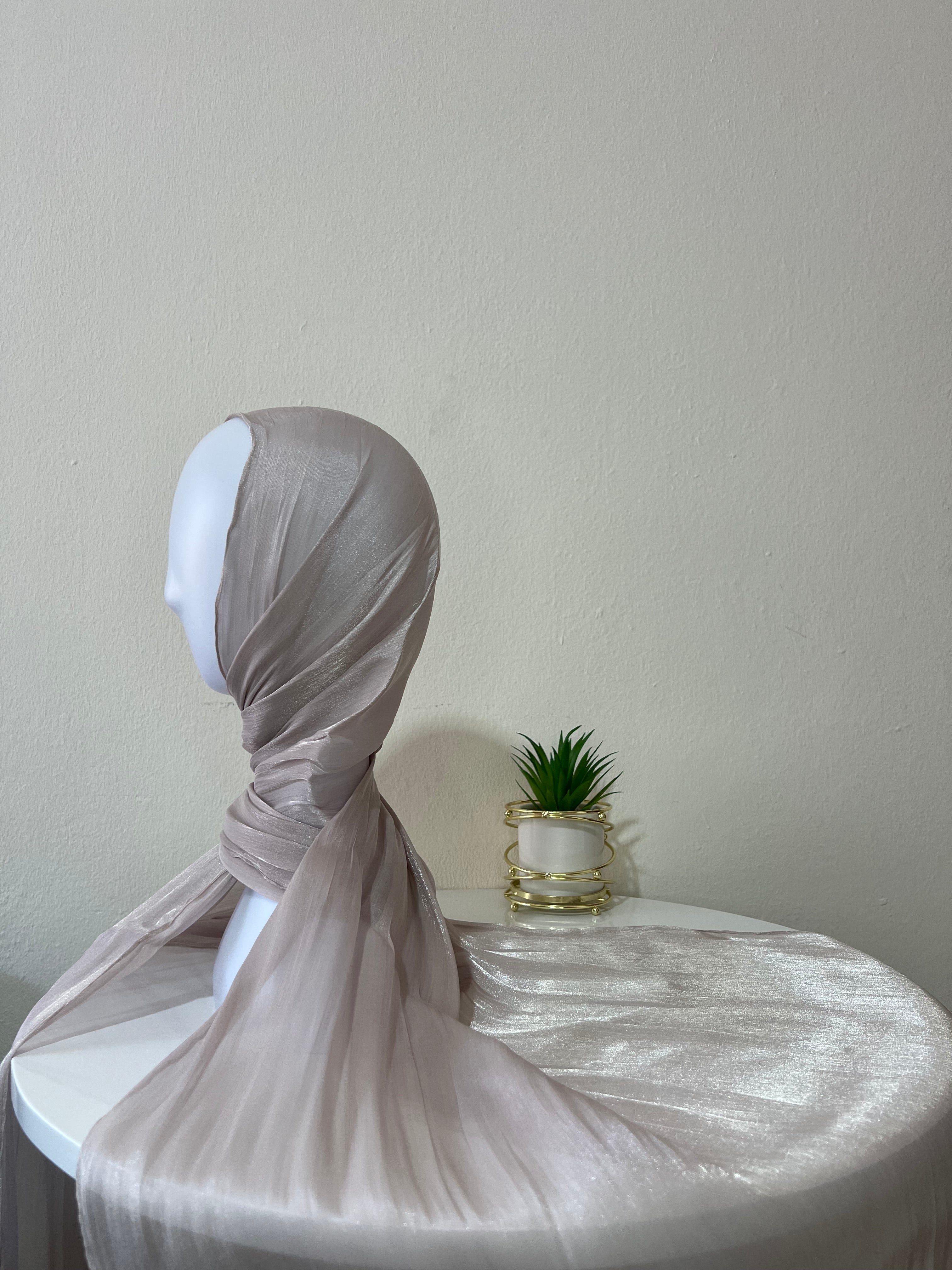 Organza headscarf